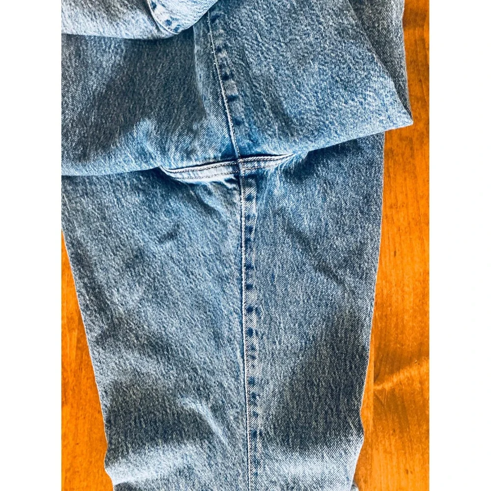 Wrangler Westward High Rise Bootcut Jeans Blue Two Tone Color Block 31x30 - Picture 16 of 16